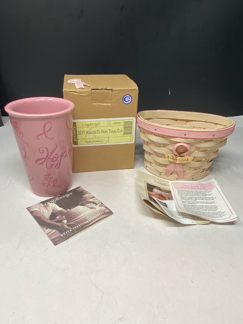 Horizon of Hope Basket 2007 Whitewash & 2011 Travel cup