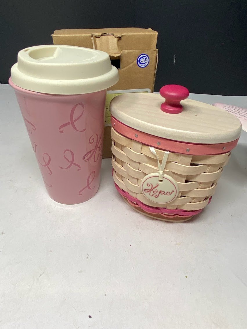 2011 Whitewash HOH basket & 2011 HOH Travel cup