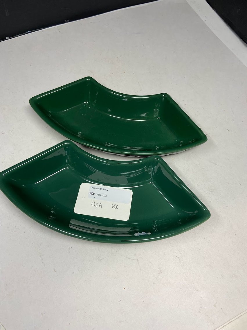 Longaberger Pottery- Crescent Dishes Item No. 30311