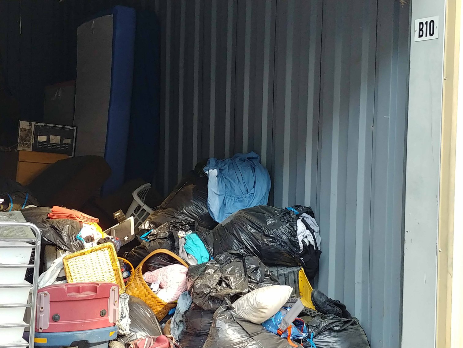 Contents of Unit B10, OneGuard Storage, Toccoa