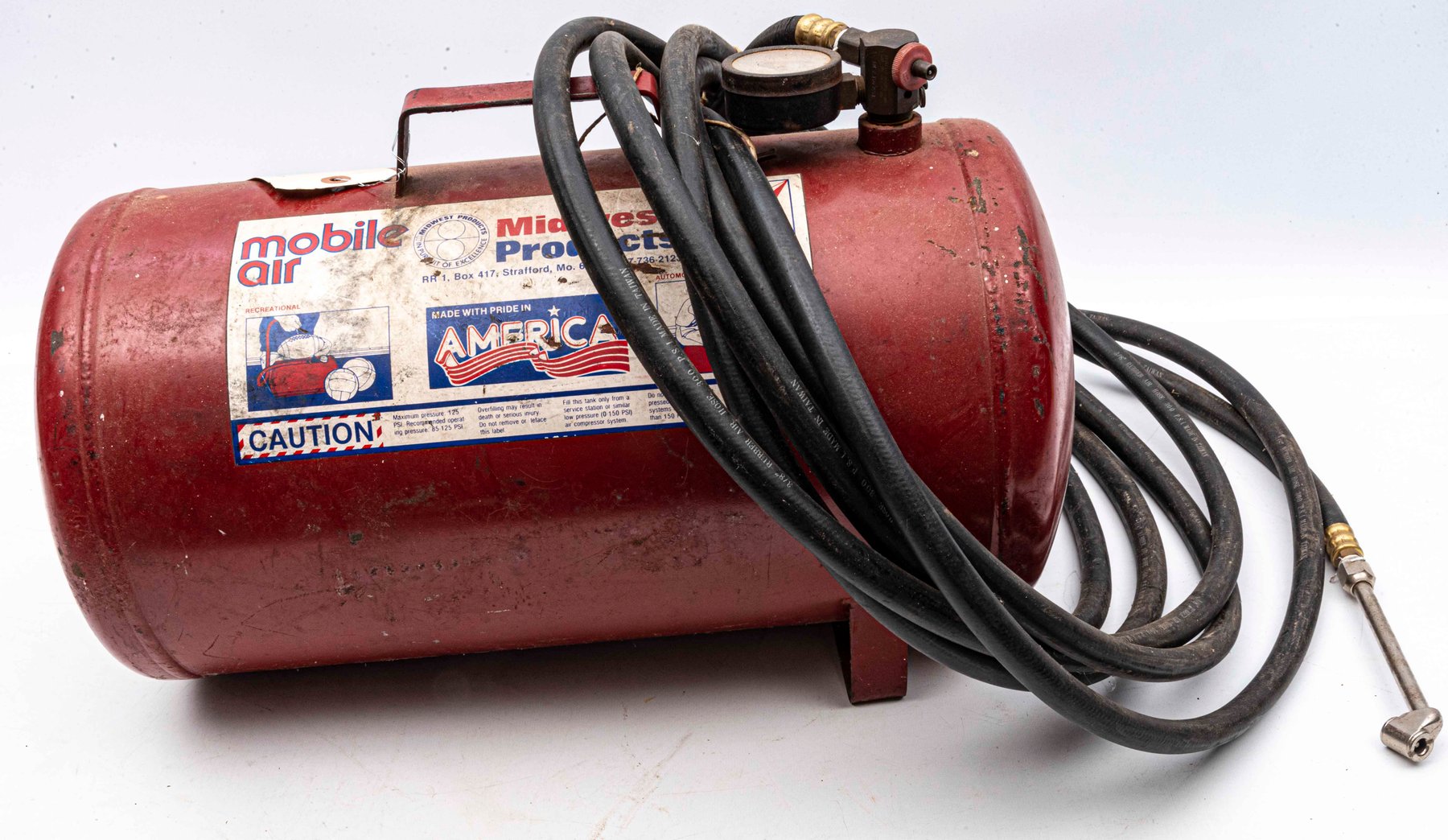 Midwest Products Mobile 125 psi Air Tank