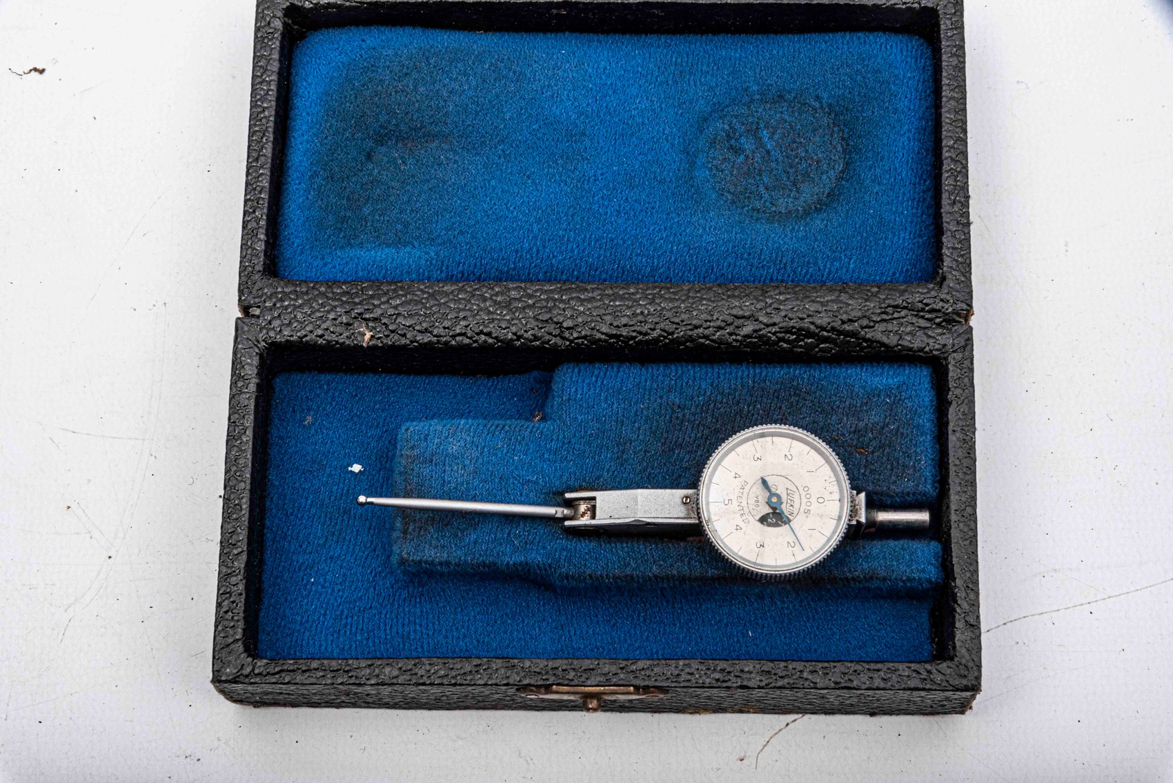 Vintage Lufkin .0005 Dial Indicator in Case