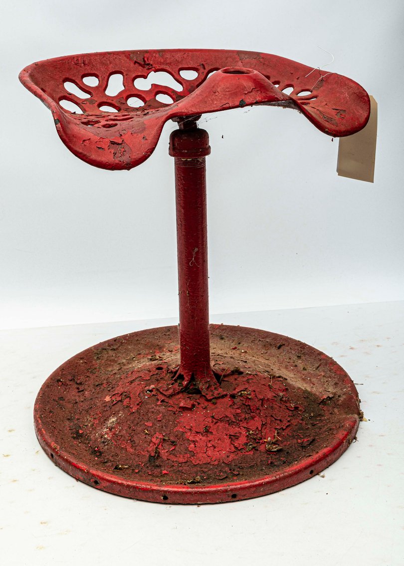 Antique Tractor Seat Stool