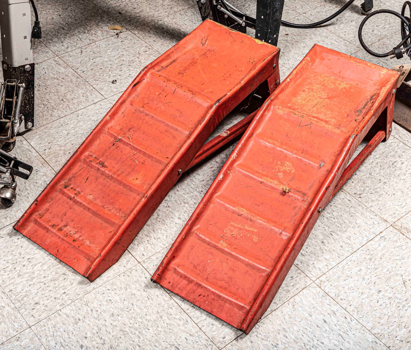 Pair of Metal Auto Maintainence Ramps