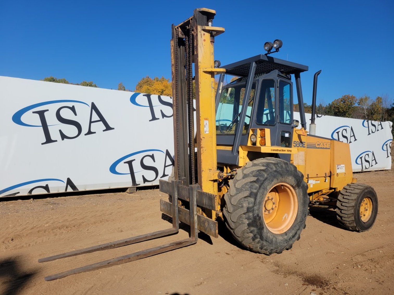Case 586E 4x4 Forklift