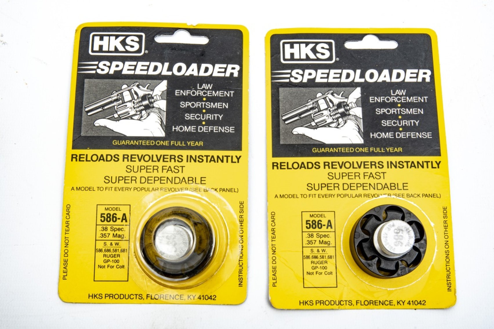 2 HKS Speedloaders- .38 Special/.357 Magnum