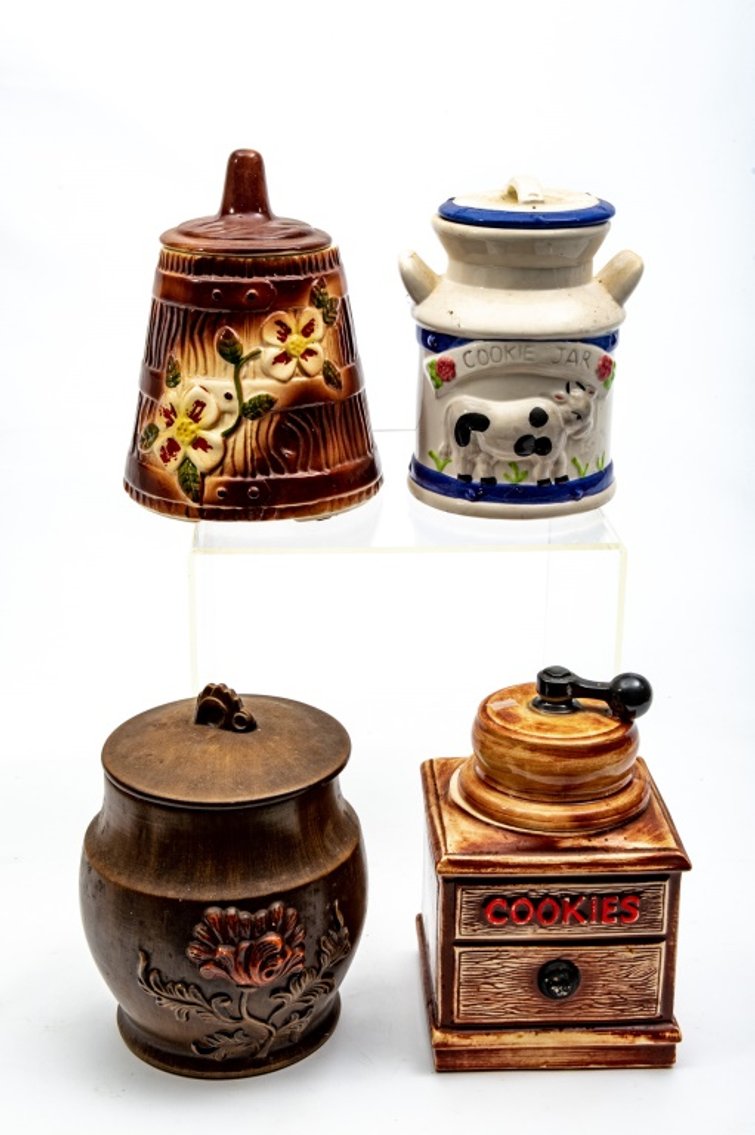 Cookie Jars - Milk Jug, Butter Churn, McCoy* ...