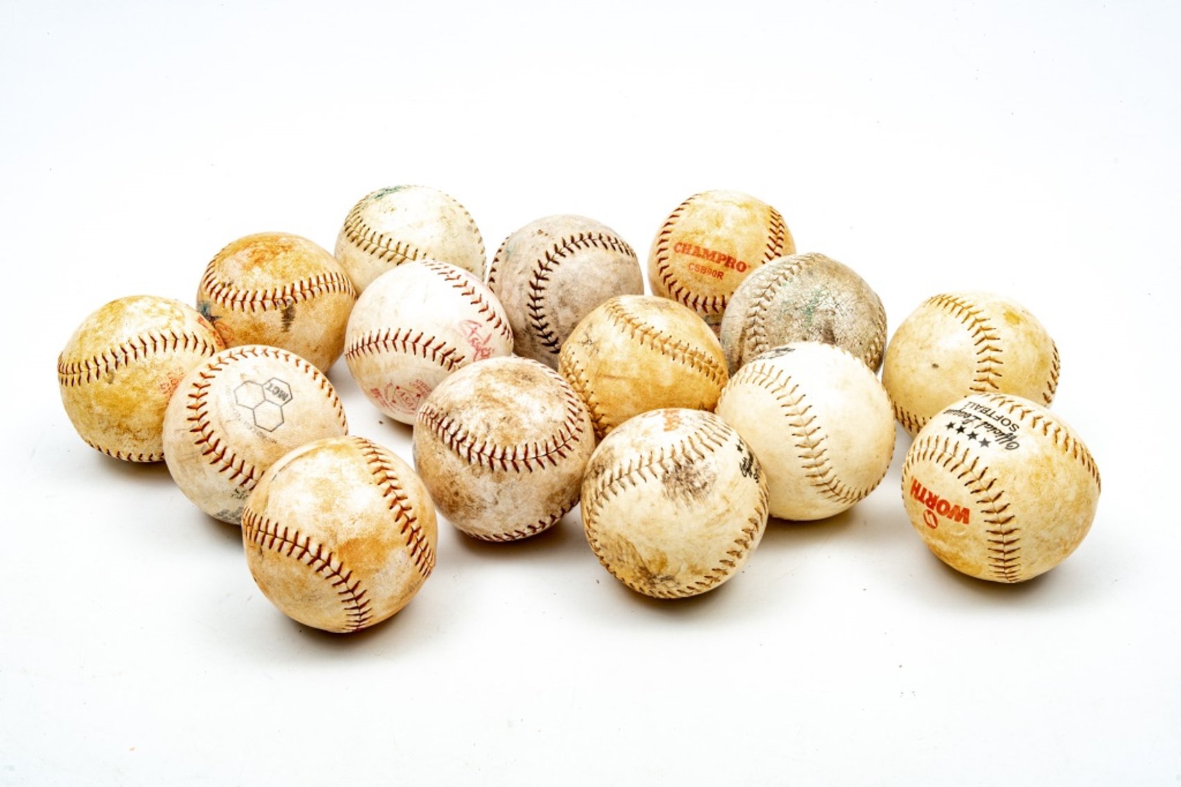Softball Lot - A.D. Starr, Champro, Worth & More