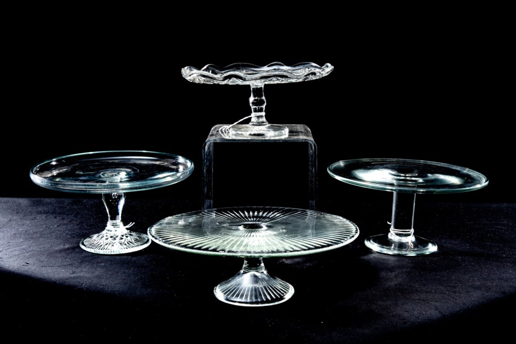 Pedestalled Glass Cake Plates