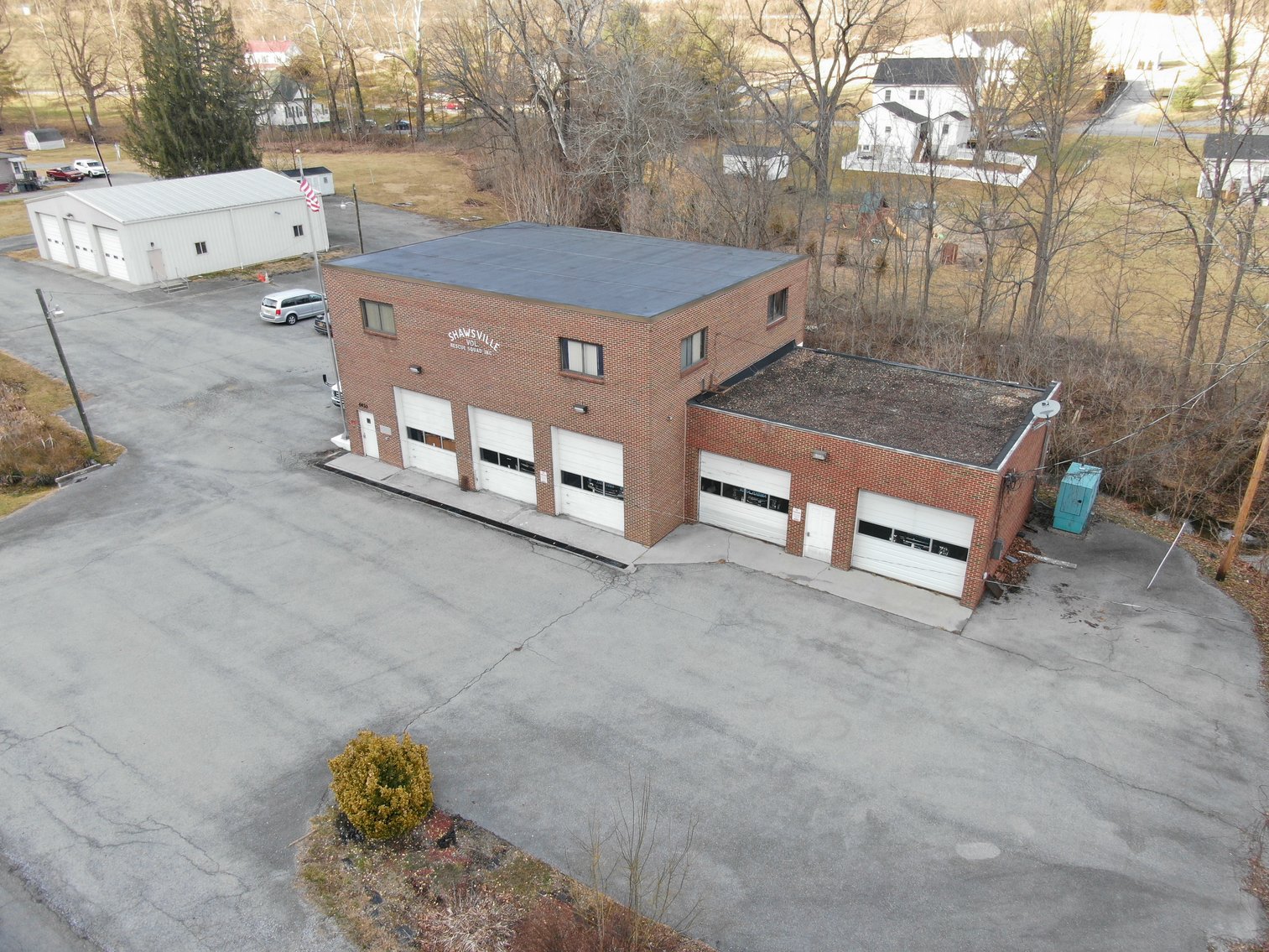 6620 Roanoke Rd, Shawsville, VA | Former Rescue Squad Station & Garage