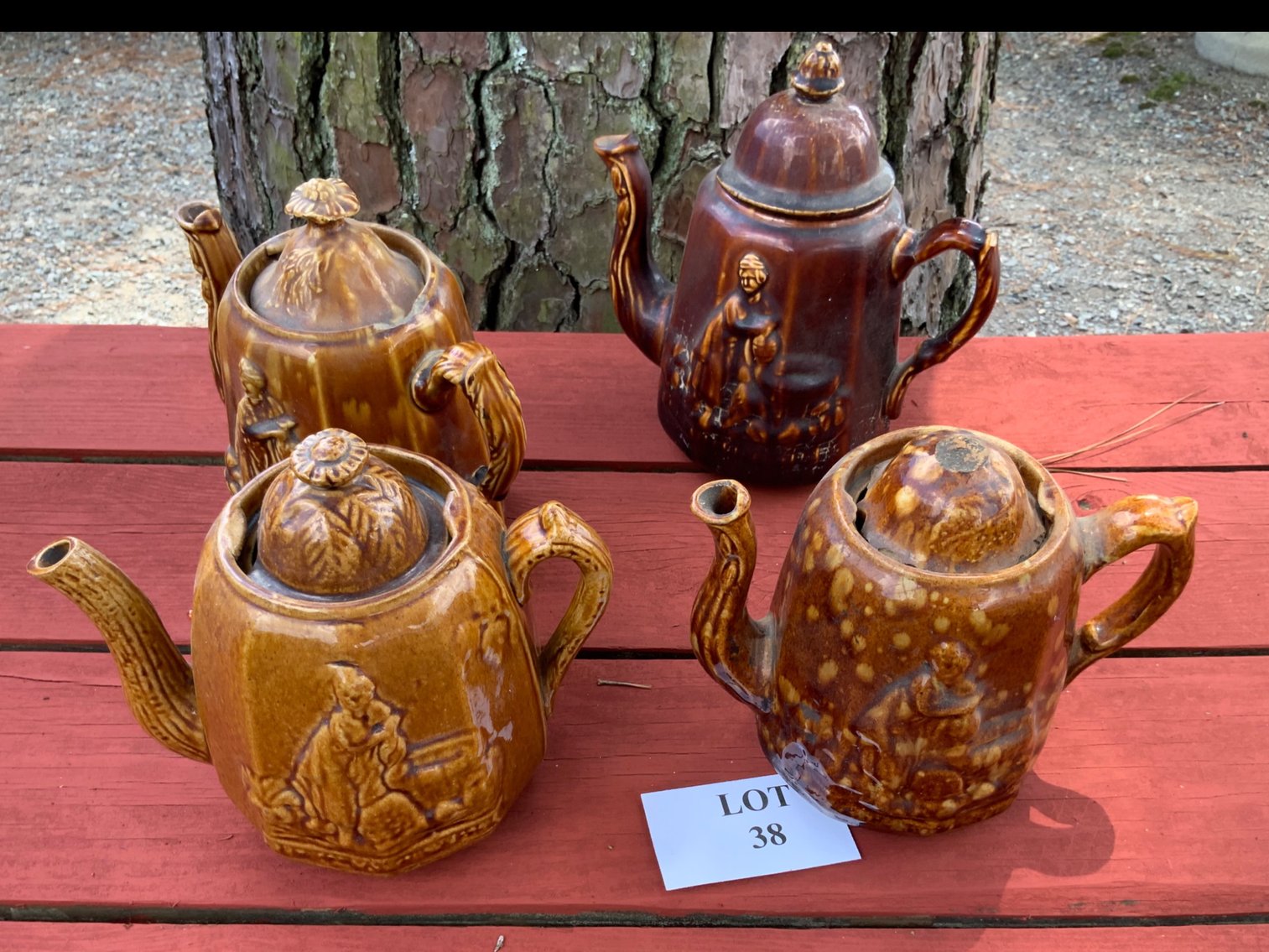 Rockingham Pottery Teapots