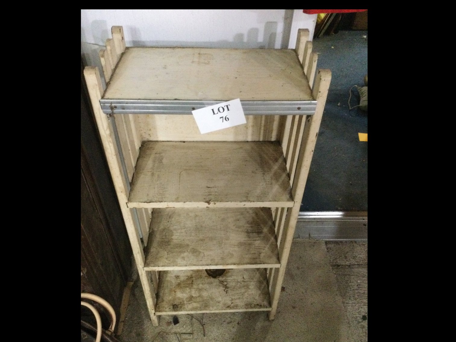 White Slat Shelf