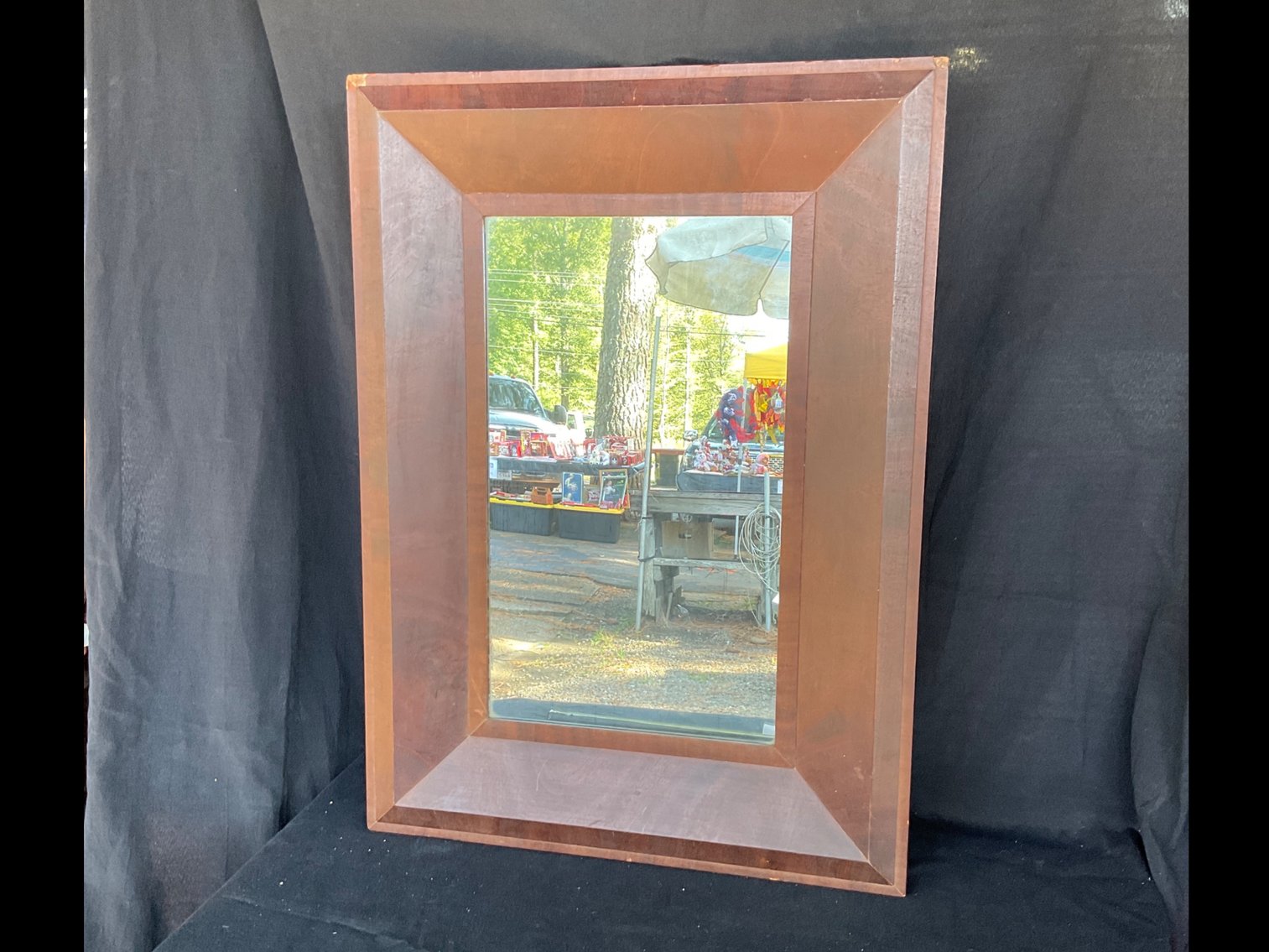 Ogee Mahogany Mirror