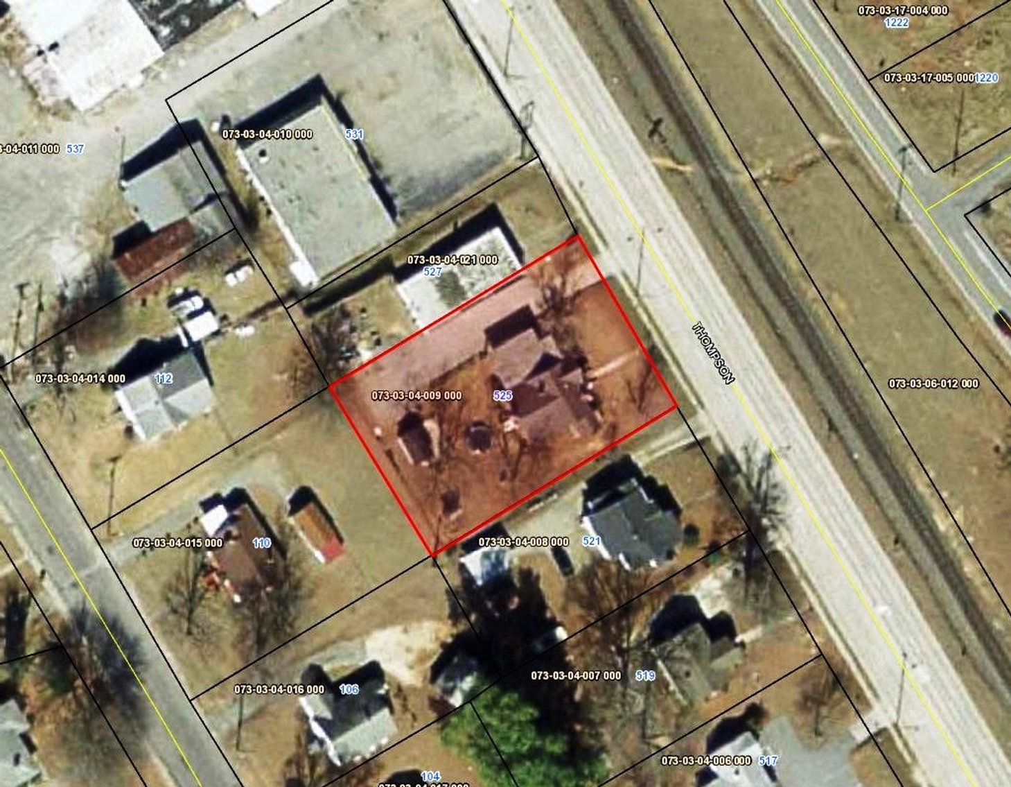 Image for Union, SC: 1,463± SF Brick House with 3BR/ 2BA on .36± Acre at 525 Thompson Blvd., Union, SC 29379 (Union County)