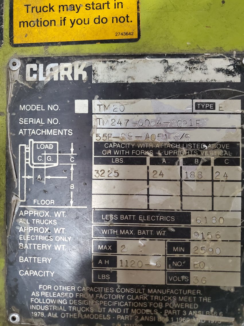 Image for Denver, CO: Online Only Auction of Harben Jetters and Clark Forklift