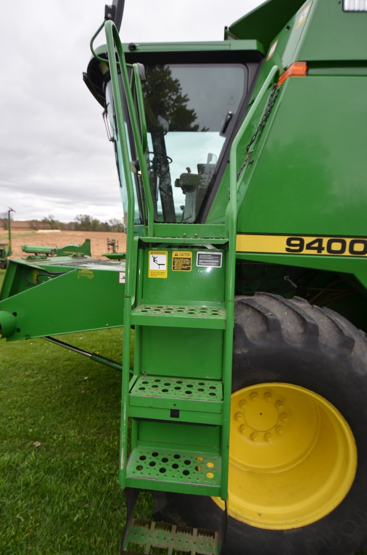 Image for JD 9400 COMBINE, JD 4250 TRACTOR, AND JD FARM EQUIPMENT