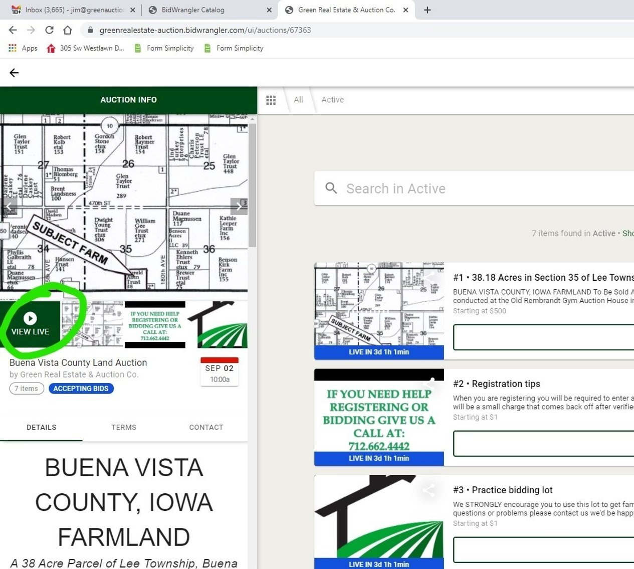 Image for Webster County, IA Farmland Auction