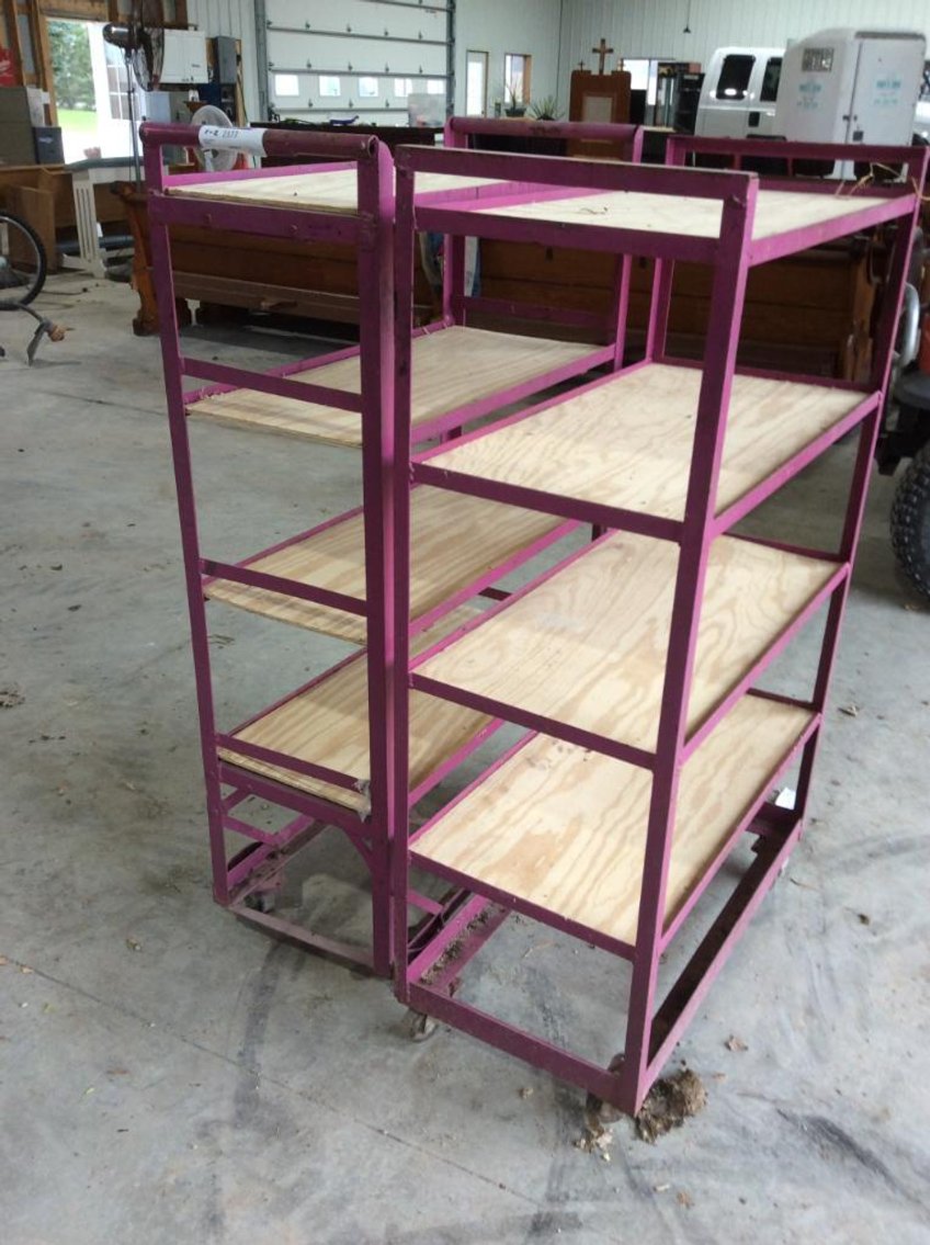 4 Shelf Rollibg Rack