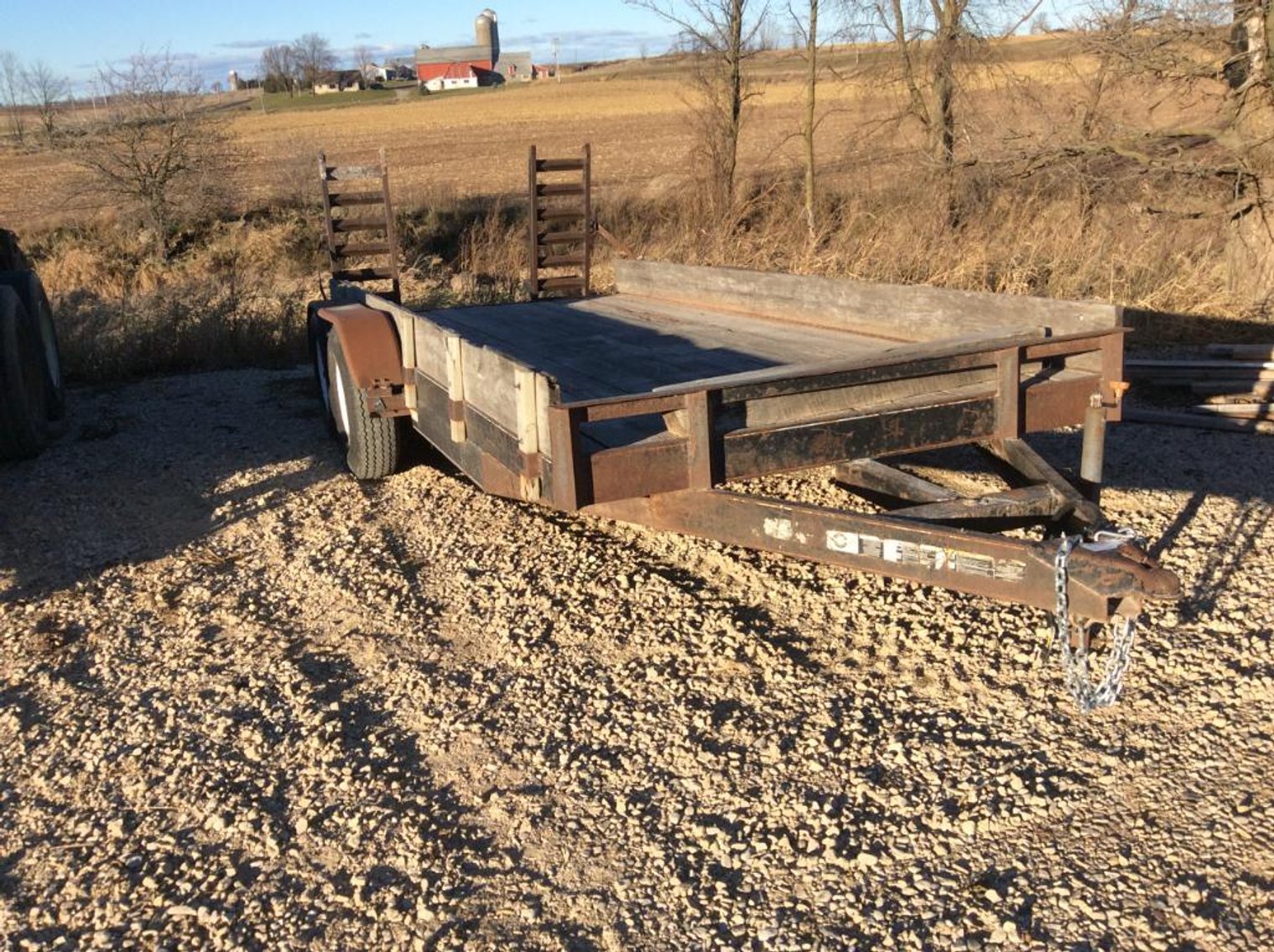 Heavy Duty Skid Steer Loader Trailer