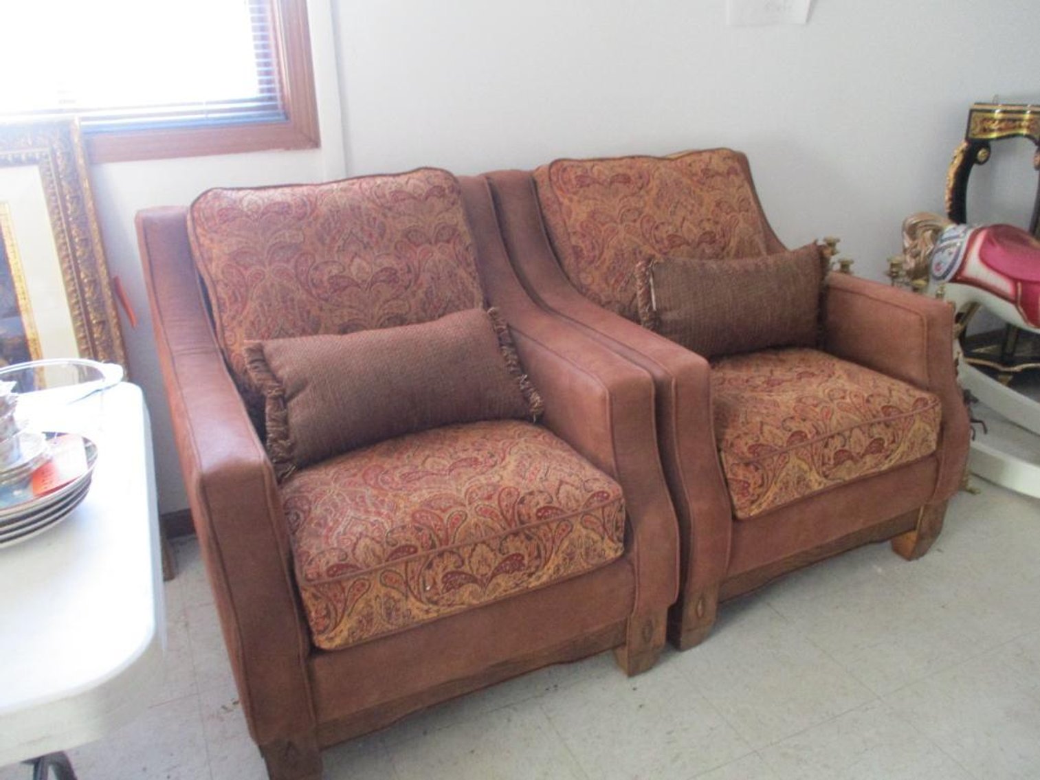 Set of Wide Armchairs