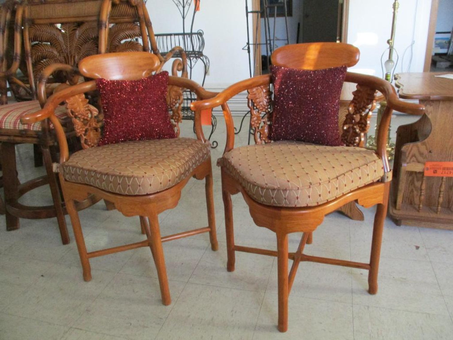 Oriental Corner Chairs