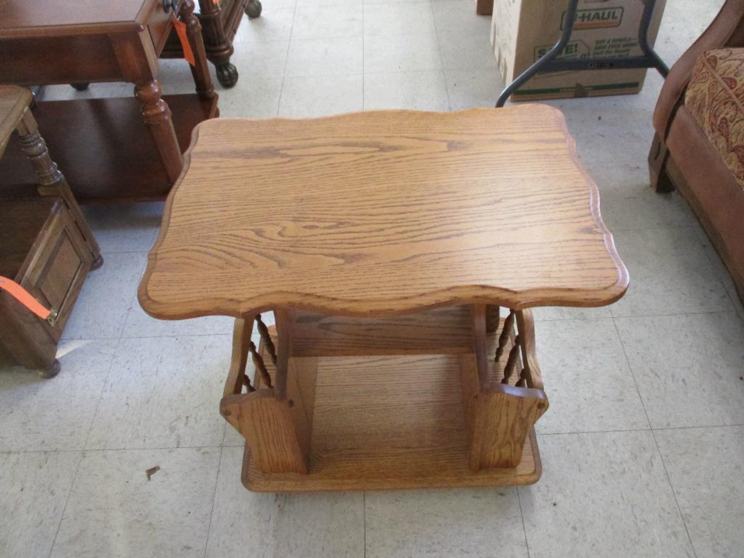 Oak End Table