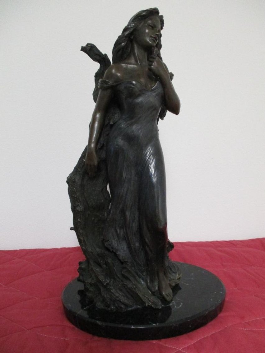 "Venus with Flower"  Bronze Statue
