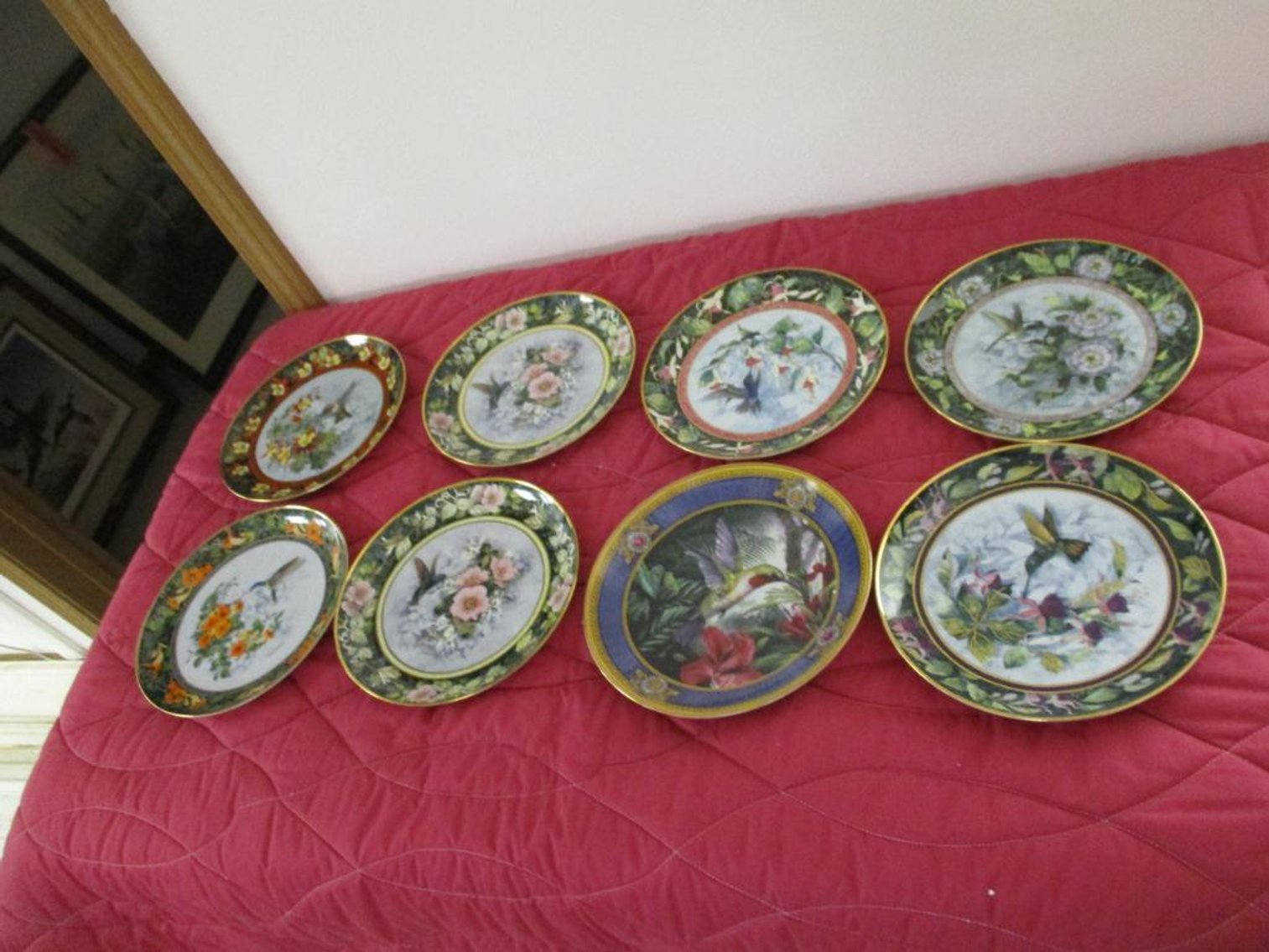 Collectable Hummingbird Plates by Theresa Politowiez