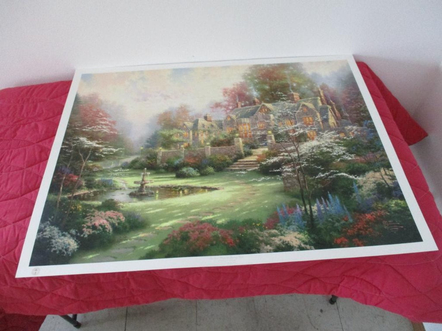 Thomas Kinkade "Gardens Beyond Spring Gate"