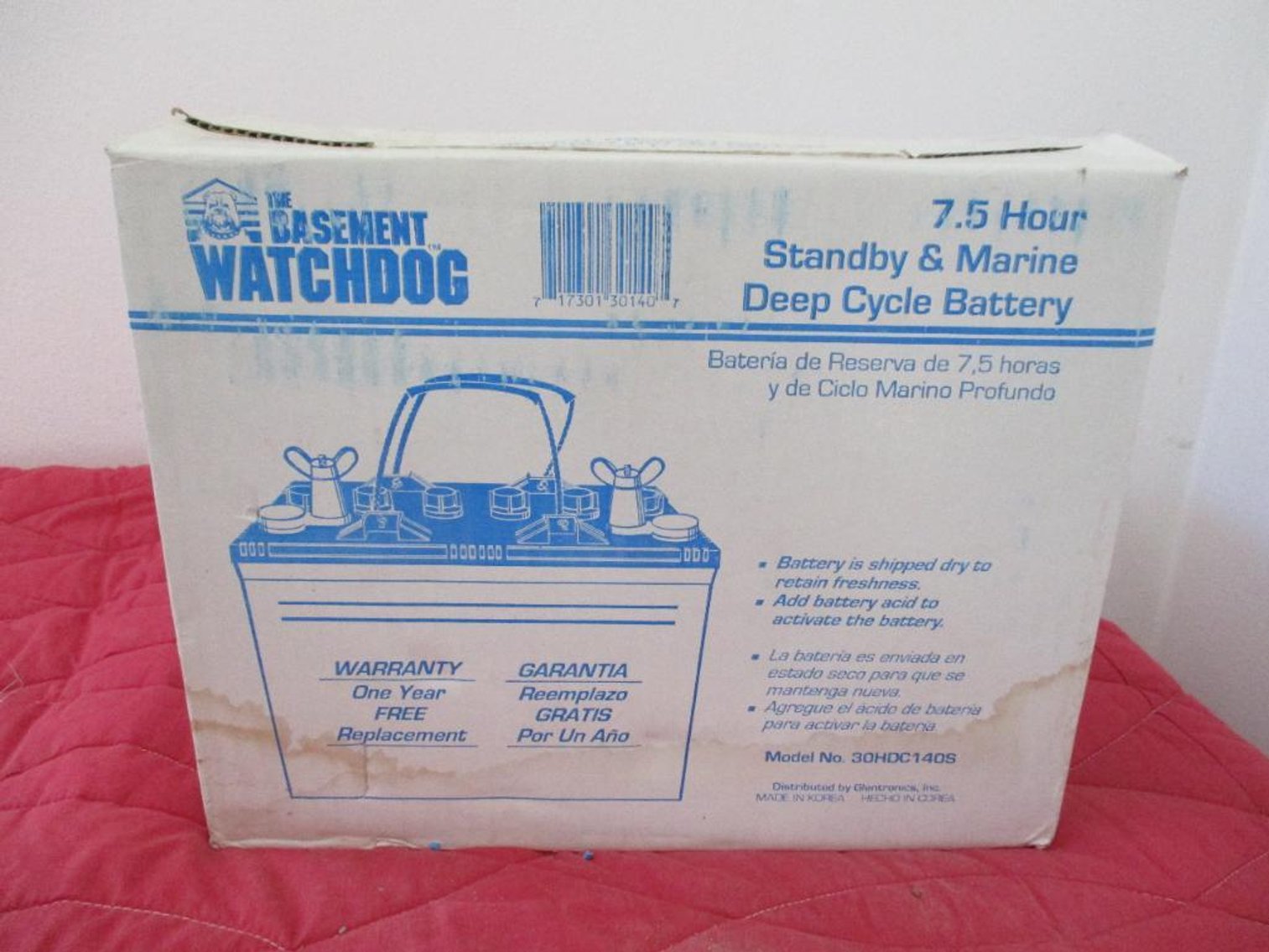 The Basement Watchdog Deep Cycle Battery