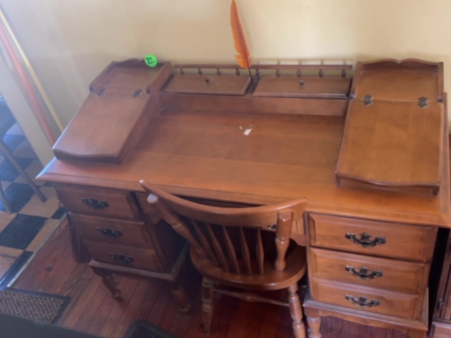 Maple Desk and Chair