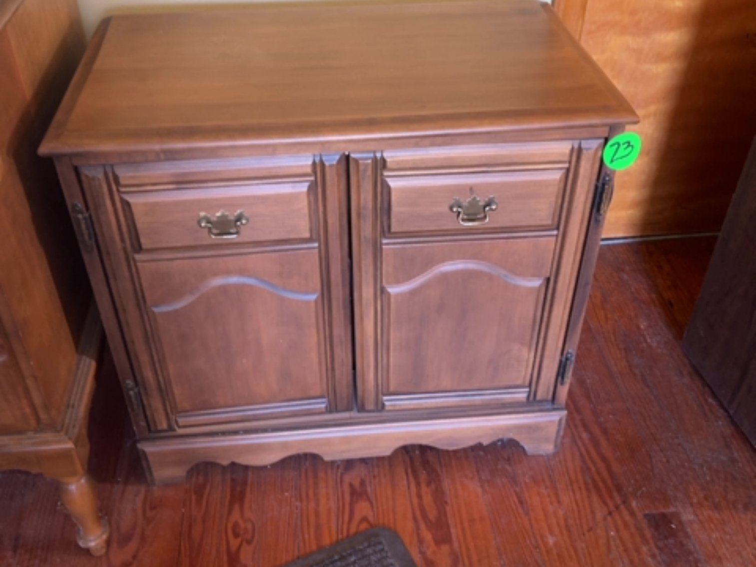 Maple Record Cabinet