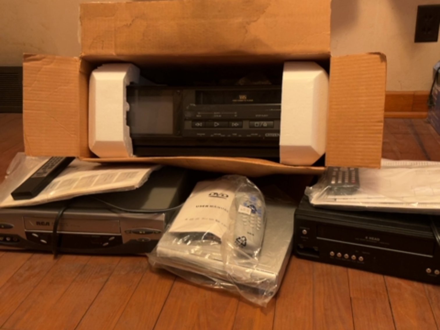 VCR’s and DVD Player