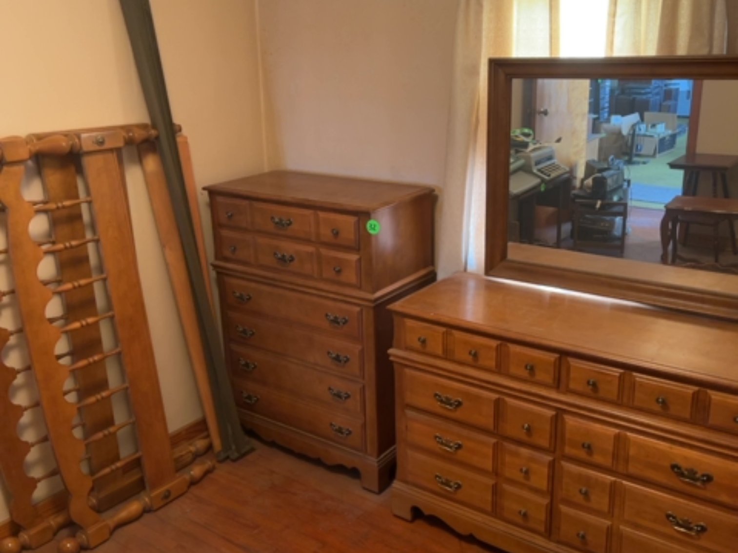 Full Size Maple Bedroom Suit