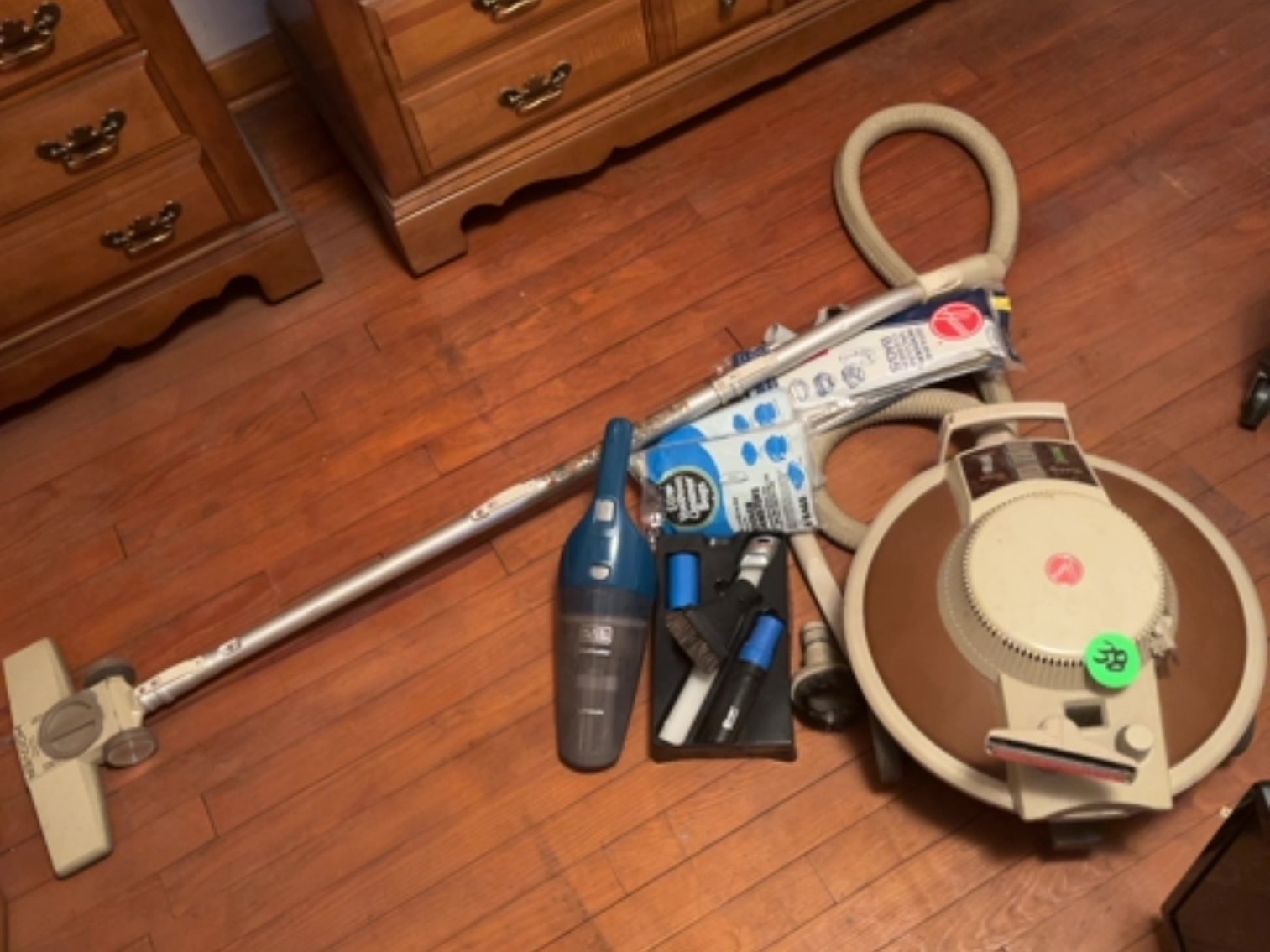 Hoover Sweeper and Supplies