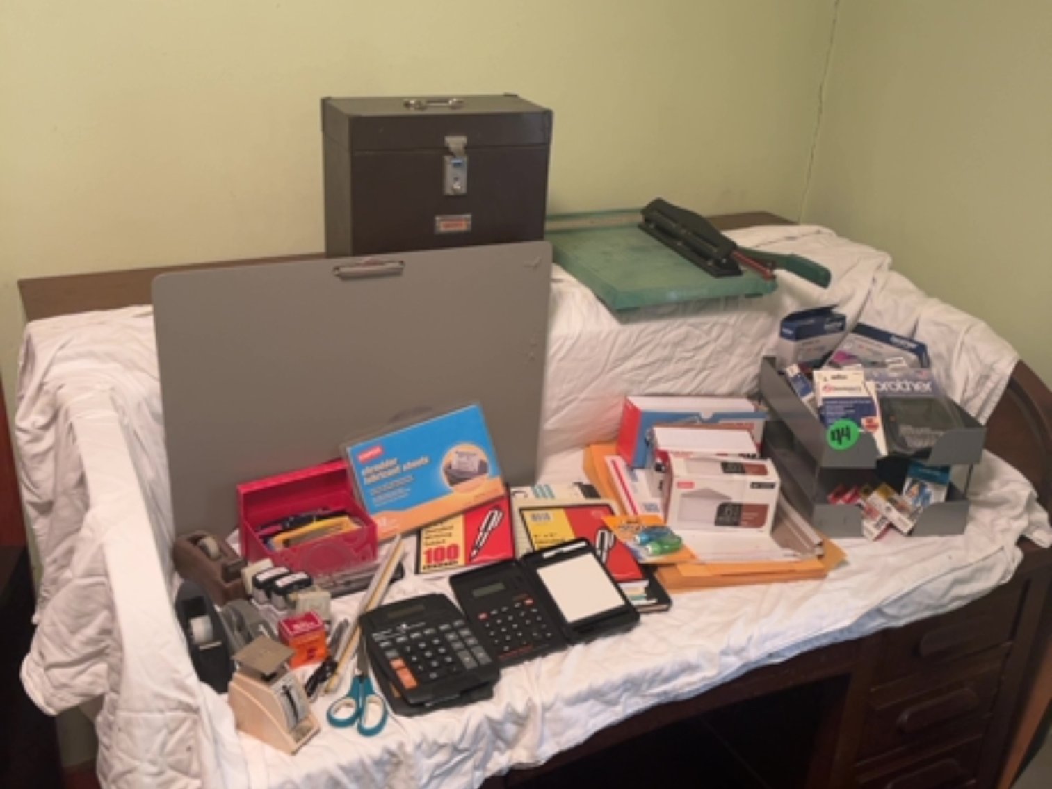 Office Supplies & Shredder