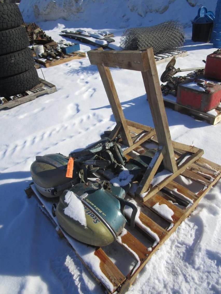(2) Scott-Atwater 7 1/2 Hp Boat Motors