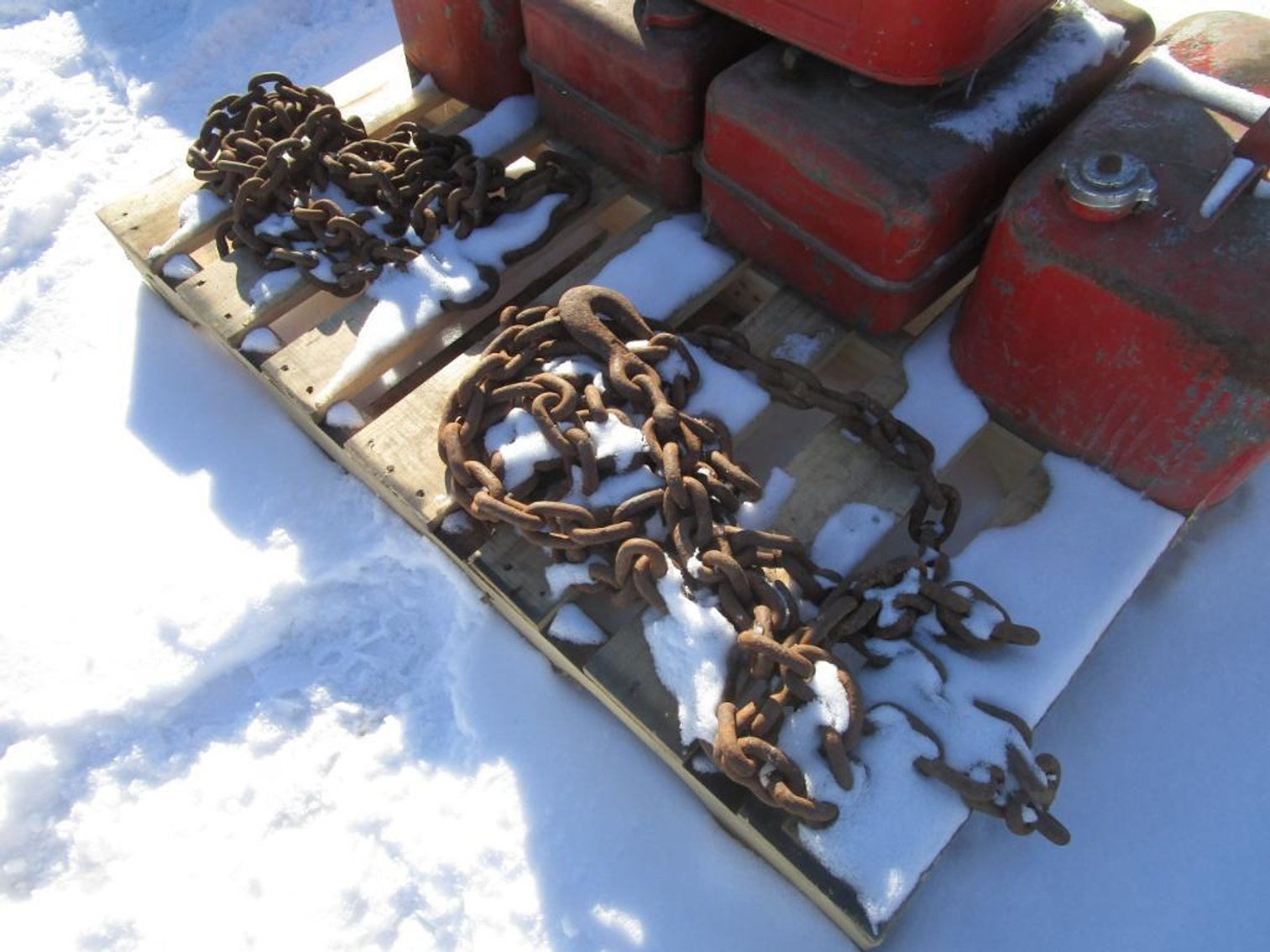 (2) Heavy Duty Log Chains