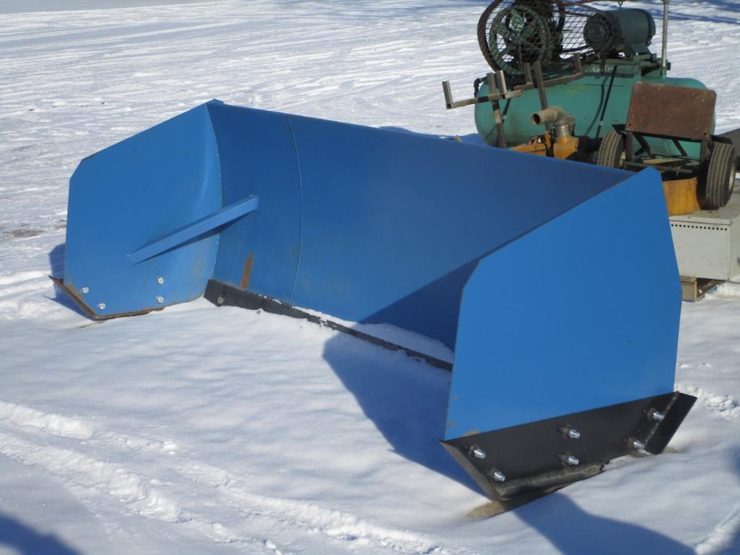 Skid Steer Mount 8' Snow Pusher