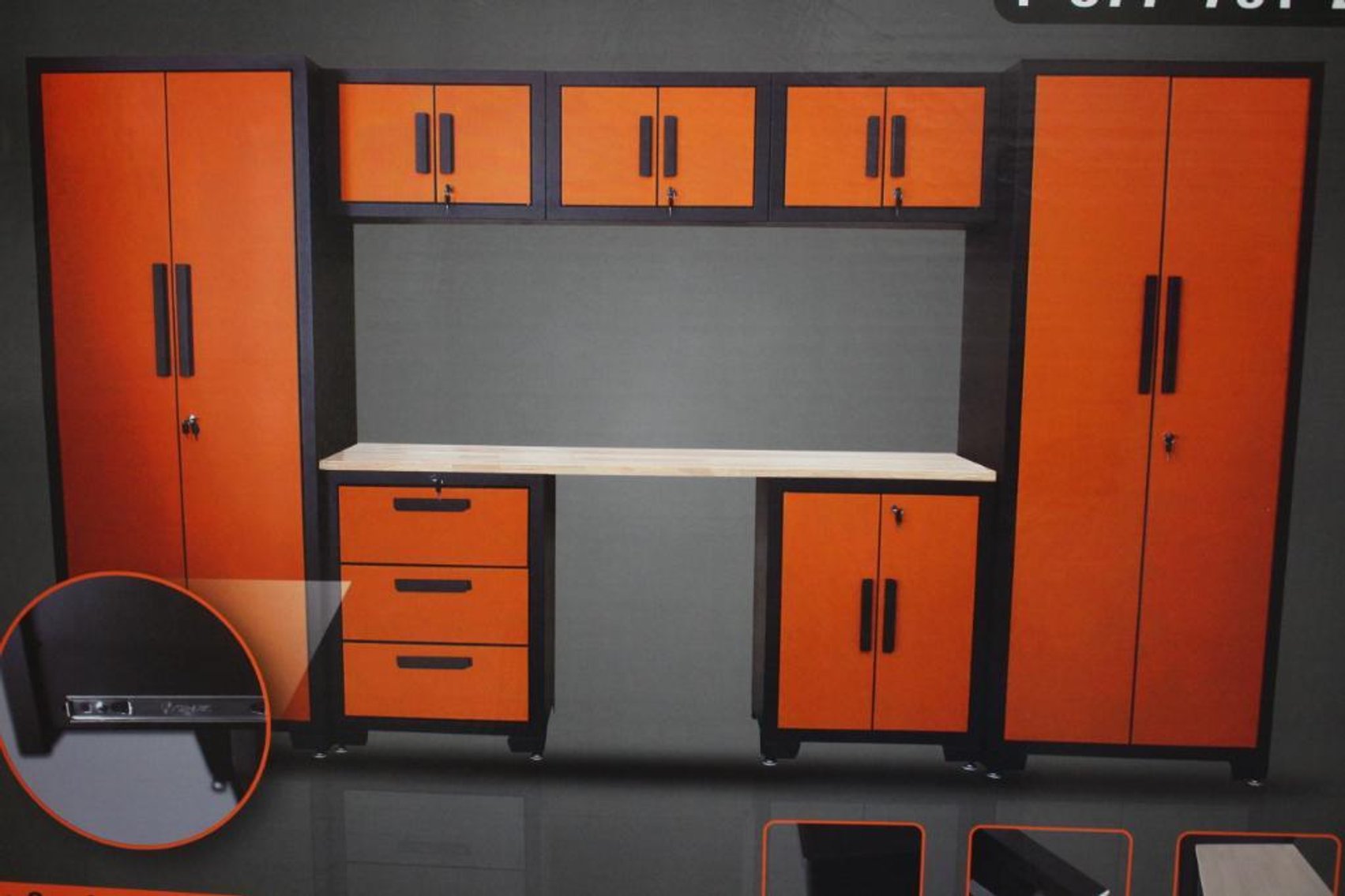 TMG 8-Piece Workstation Combo, Model# TMG-GCC08