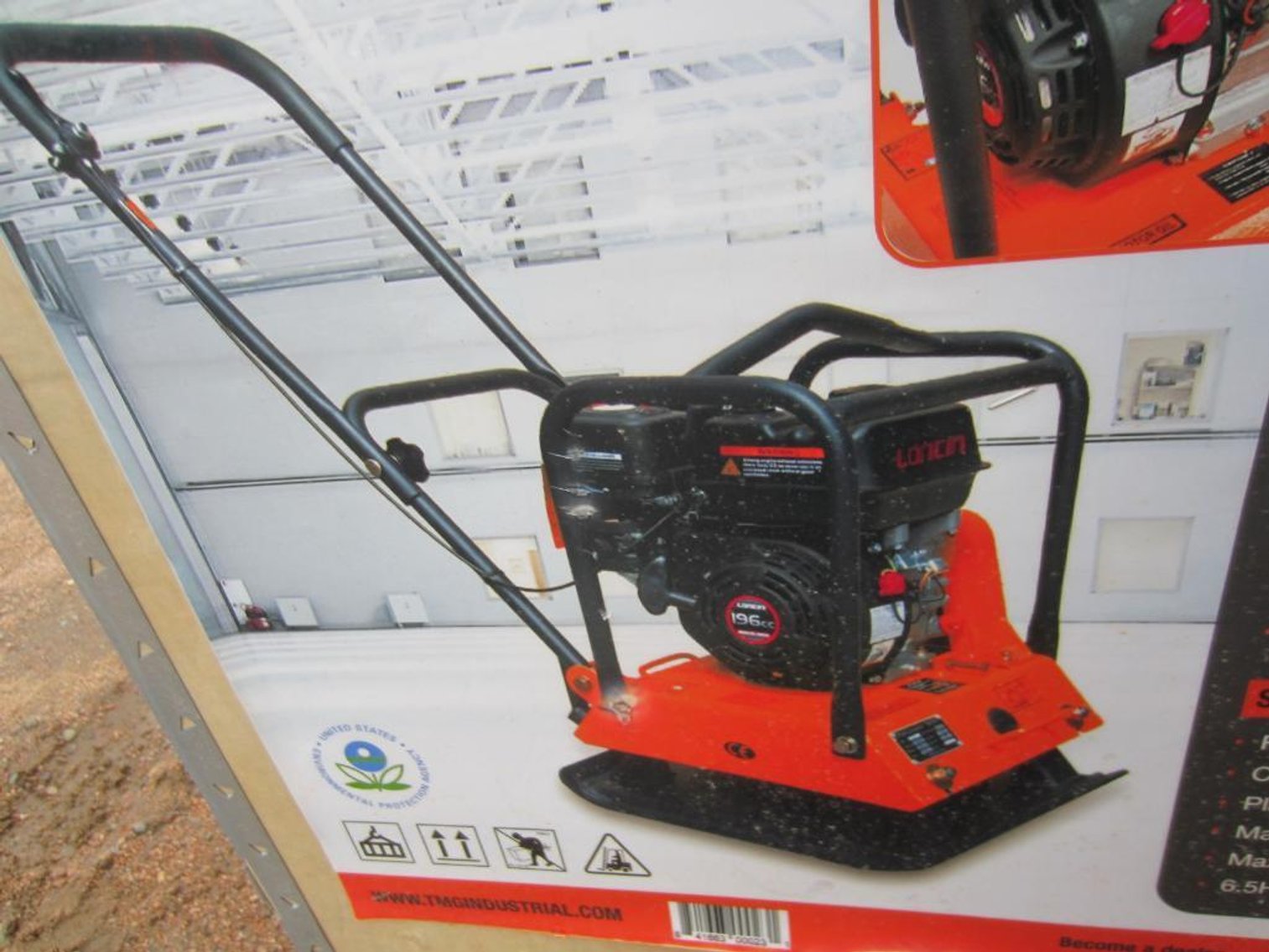 TMG Compactor Plate,  Model# TMG-PC90