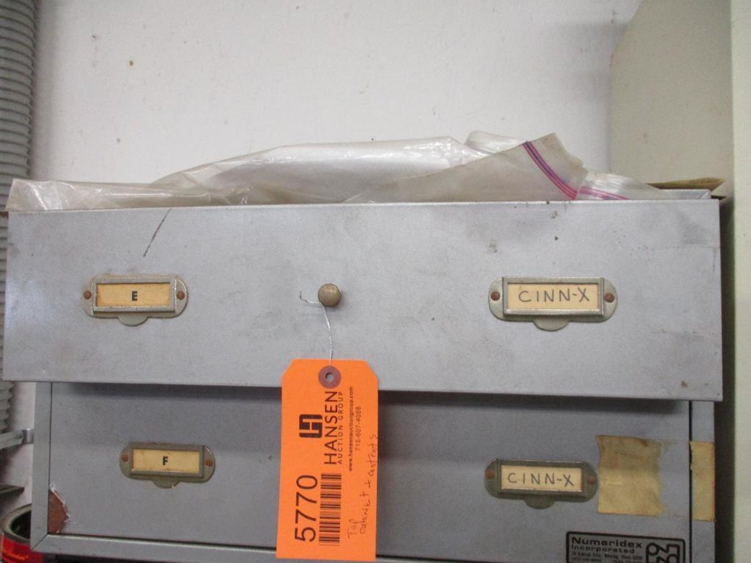 Cabinet and Contents (G)