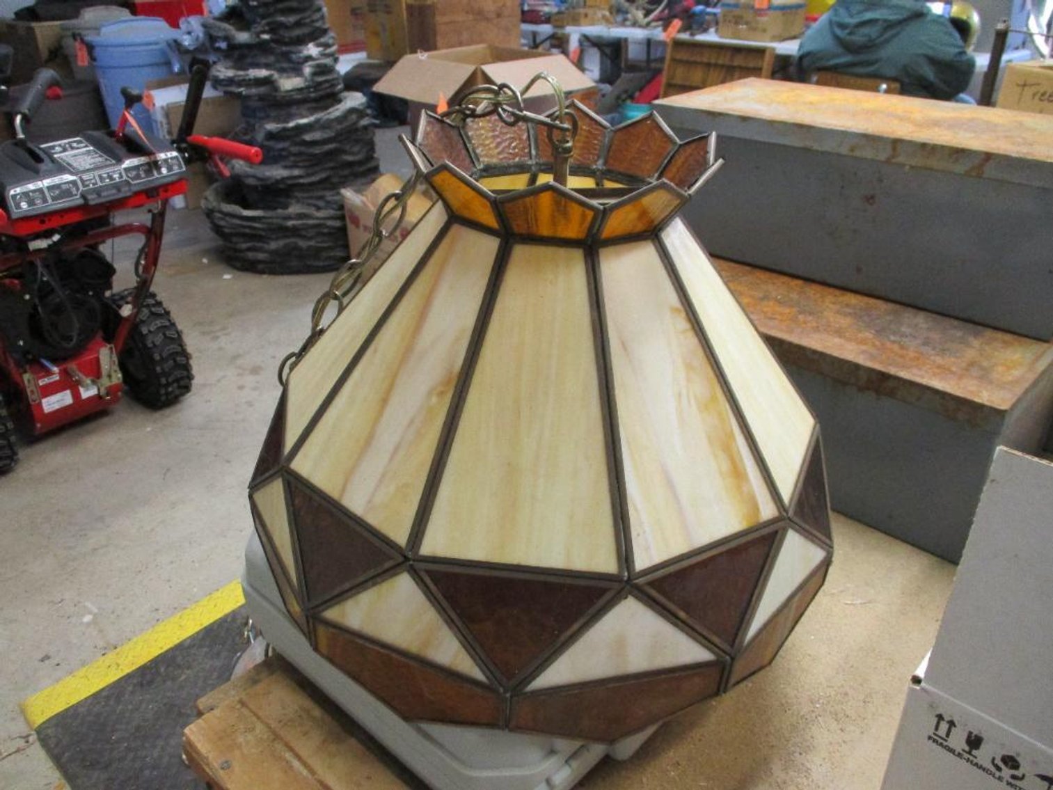 Vintage Stain glass Bar Light (G)