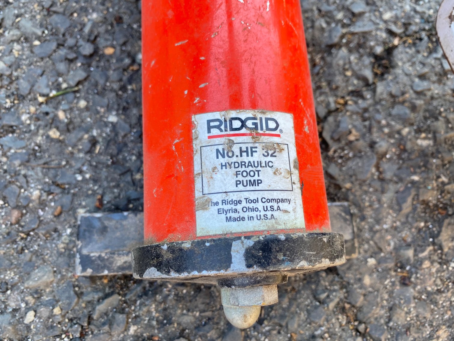 Image for Ridgid 258-XL Power Pipe Cutter 8”-12” w/ Pneumatic Foot Pedal