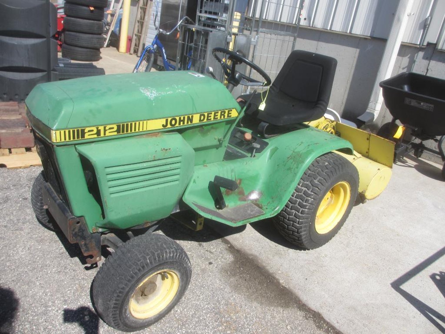 John Deere Tractor With Tiller (O4)