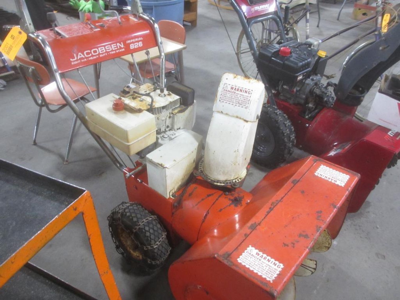 Jacobson 826 Snow Blower (CA)