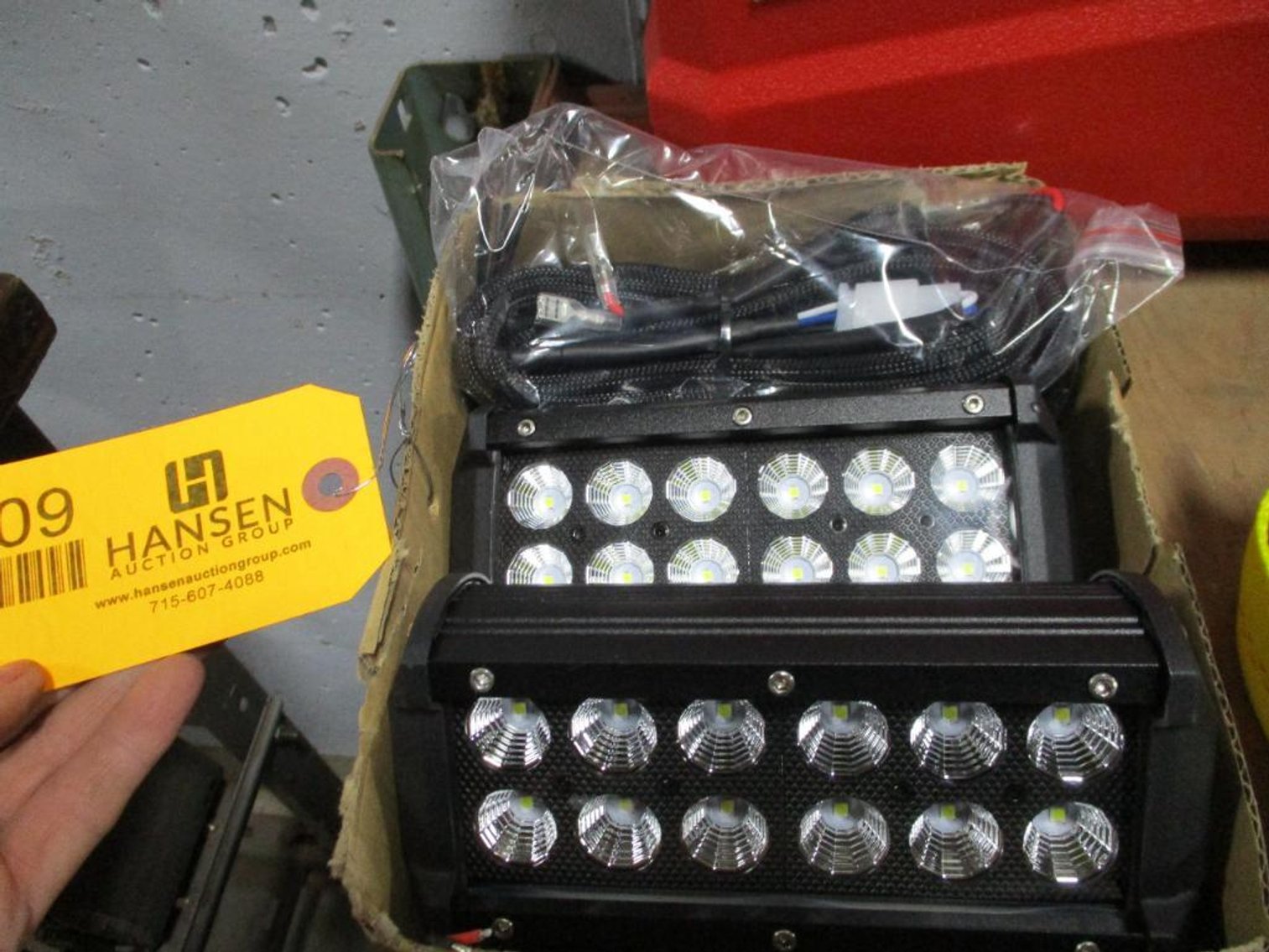 (2) New 6.5" LED Light Bars With Wiring Kit (CW)