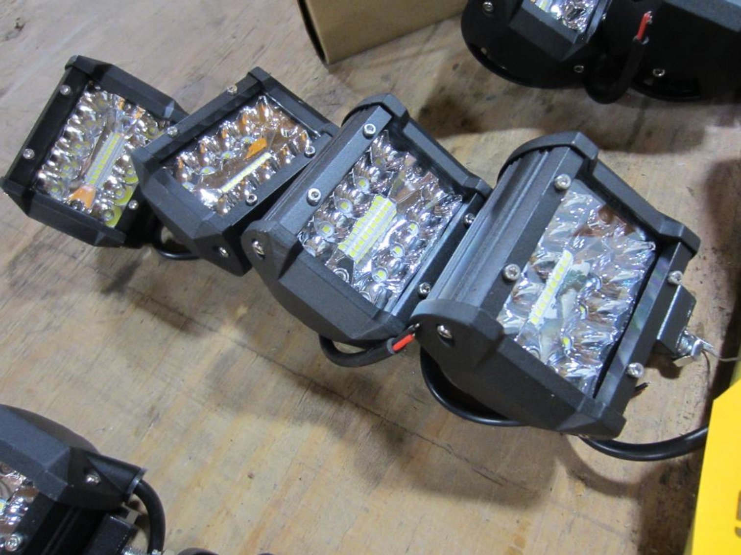 (4) LED Light Bars 4" Long with Adjustable Mounting Bracket (PR12)