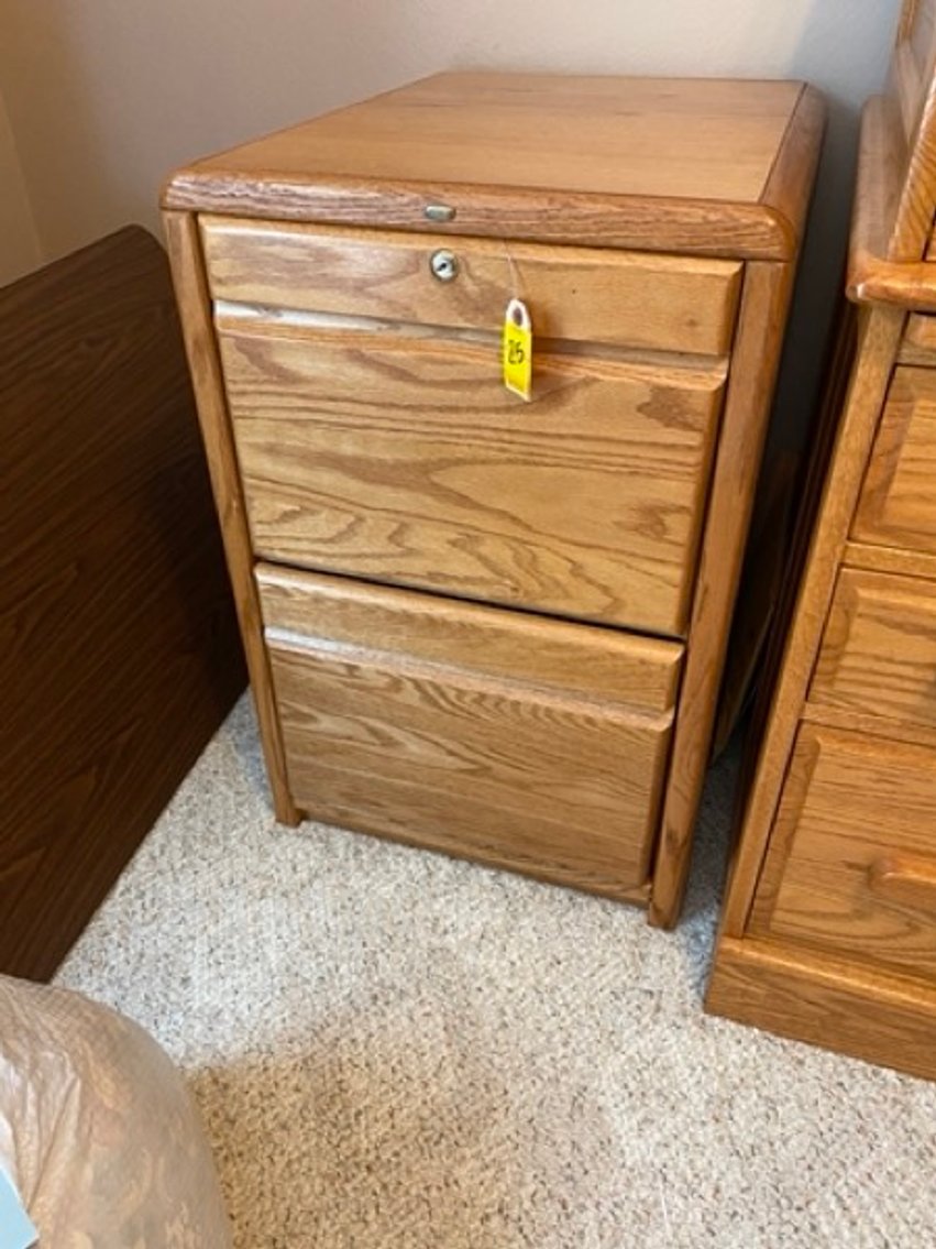 7: Encore Oak Filing Cabinet