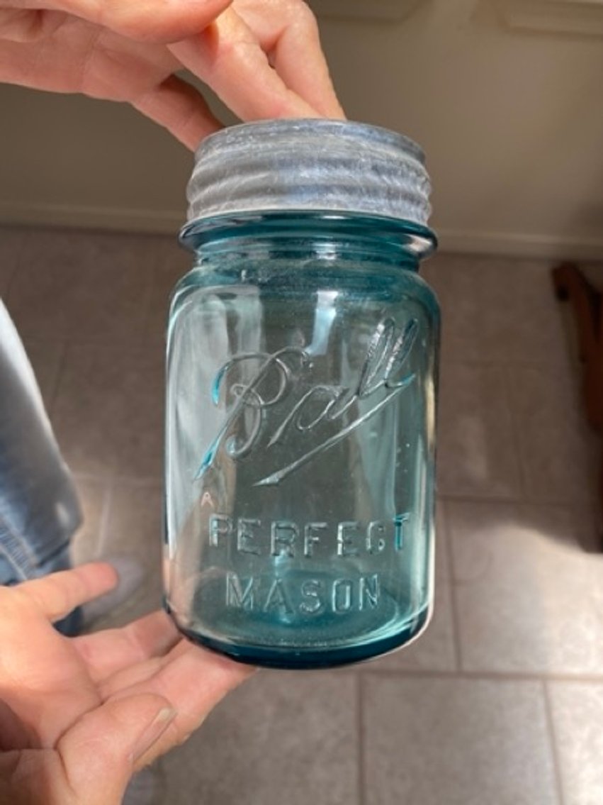2: Antique Ball Perfect Mason Jar with Zinc Lid, #10
